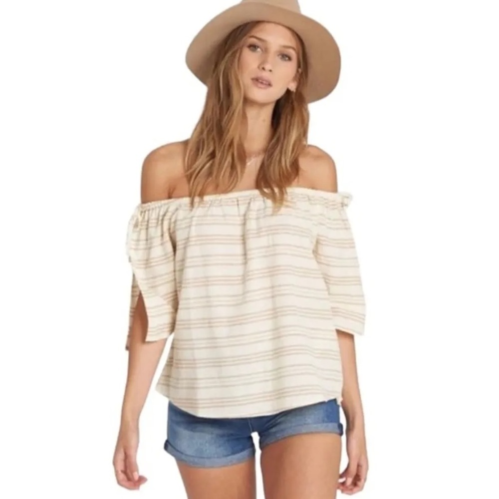 Billabong Match Up Off-The-Shoulder Top